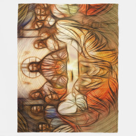 Cobertor De Velo Jesus Fleece Blanket