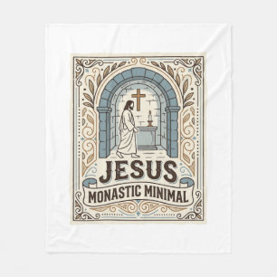 Cobertor De Velo Jesus Monástico Minimalista Jesus Monástico Minima