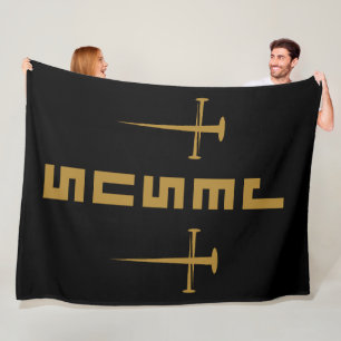 Cobertor De Velo JESUS Nail Cross Christian Faith Para Crenças GLD