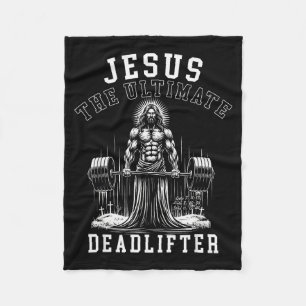Cobertor De Velo Jesus O Levantador de Peso Morto Definitivo - Jesu