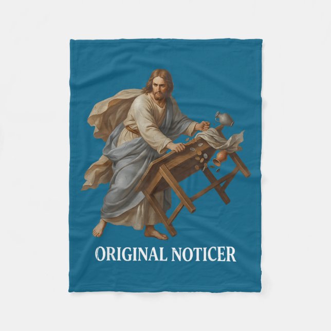 Cobertor De Velo Jesus Observador Original (Frente)