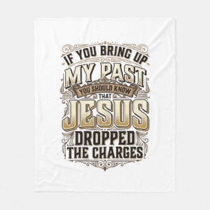 Cobertor De Velo Jesus Retirou As Acusações Camiseta Cristã Vintage