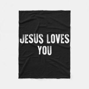 Cobertor De Velo Jesus Te Ama A Fé Religiosa Cristã Para Os Homens