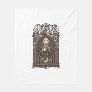 Cobertor De Velo Jesus Vitral Jesus Vitral Catedral