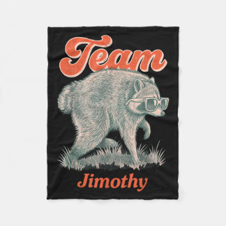 Cobertor De Velo Jimothy Guaxinim Panda Diversão Equipe Jimothy Tra