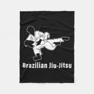 Cobertor De Velo Jiu-Jitsu Brasileiro JJB Luta no Chão
