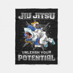 Cobertor De Velo Jiu Jitsu Brasileiro MMA e Grappling BJJ Tubarão
