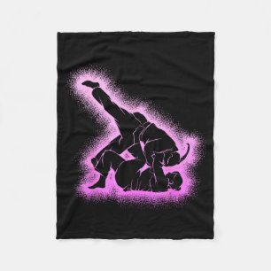 Cobertor De Velo Jiu Jitsu Brasileiro Mulheres Meninas Jiujitsu BJJ