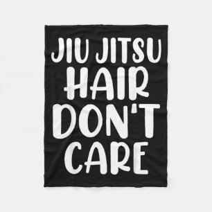 Cobertor De Velo Jiu Jitsu Engraçado Cabelo Não Liga BJJ Brasileiro