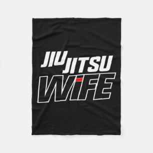 Cobertor De Velo Jiu Jitsu Esposa Garota Jiu Jitsu Esposa