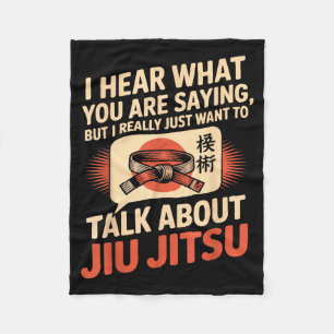 Cobertor De Velo Jiu Jitsu Retro Vintage Jiu Jitsu é Minha Terapia