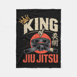 Cobertor De Velo Jiu Jitsu Retro Vintage Mude O Mundo Ensine Jiu