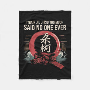 Cobertor De Velo Jiu Jitsu Retro Vintage Treino Jiu Jitsu Demais