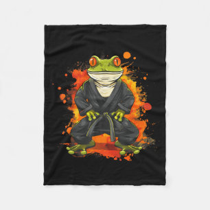 Cobertor De Velo Jiu-Jitsu Toad Animal Art Taekwondo Kickboxing