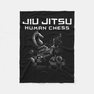 Cobertor De Velo Jiu Jitsu Xadrez Brazilian Jujitsu MMA