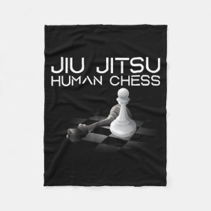 Cobertor De Velo Jiu Jitsu Xadrez Brazilian Jujitsu MMA