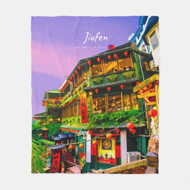 Cobertor De Velo Jiufen, Taiwan - Antiga Casa de Chá (Frente)