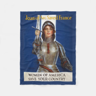 Cobertor De Velo Joana d'Arc: A Donzela de Orléans, Heroína Cavalei