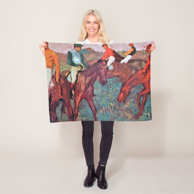 Cobertor De Velo Jockey e Horse, Edgar Degas (In Situ)