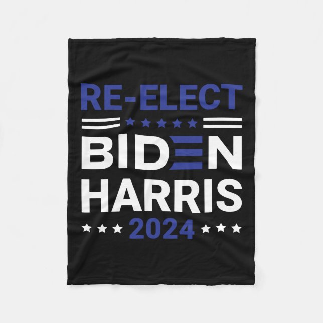 Cobertor De Velo Joe Biden 2024 Democratas (Frente)