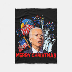 Cobertor De Velo Joe Biden Confusou O Feliz Natal Patriótico Para 4
