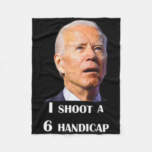 Cobertor De Velo Joe Biden engraçado eu atinjo um handicap de 6 no