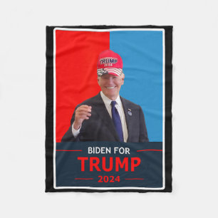 Cobertor De Velo Joe Biden engraçado para eleição Trump 2024 Use um