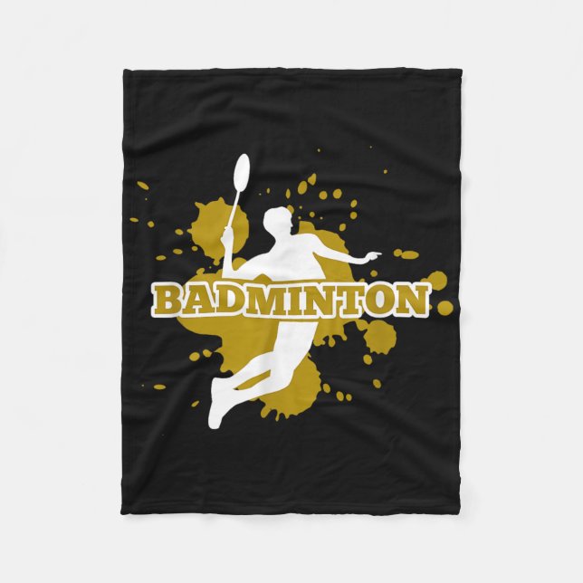 Cobertor De Velo Jogador de Badminton (Frente)