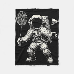 Cobertor De Velo Jogador de Badminton Astronauta Espacial Esporte L