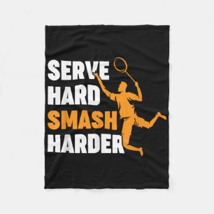 Cobertor De Velo Jogador de Badminton Peteca Serve Duro Esmaga Mais