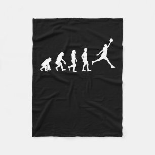 Cobertor De Velo Jogador de basquete campeão de evolução