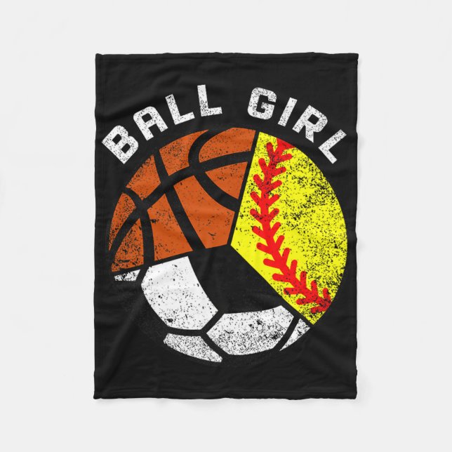 Cobertor De Velo Jogador de basquete de Sofball Engraçado para Garo (Frente)