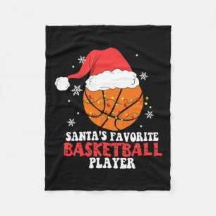 Cobertor De Velo Jogador de Basquete Engraçado, jogador de Natal