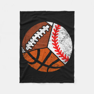 Cobertor De Velo Jogador de basquetebol de futebol americano Funny