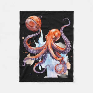 Cobertor De Velo Jogador de basquetebol Trabalho de arte Oc