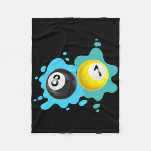Cobertor De Velo Jogador de Bilhar de Piscina de 9 bolas Billiard 8