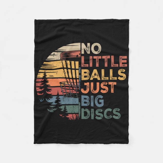 Cobertor De Velo Jogador de Disc Golf Sem Discos Pequenos Só Grande (Frente)