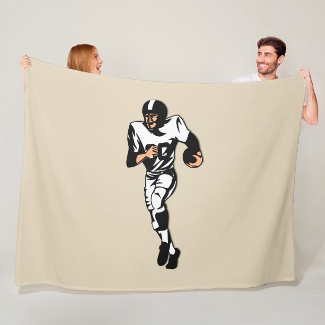 Cobertor De Velo Jogador de Futebol Americano Running Back (In Situ)