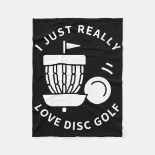 Cobertor De Velo Jogador de Golfe de Disco Eu Amo Muito Golfe de Di
