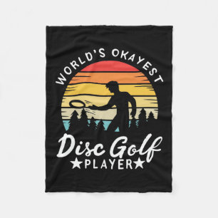 Cobertor De Velo Jogador de Golfe do Disco Mais Okayest
