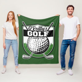 Cobertor De Velo Jogador de Golfe Personalizado Pro Golf Country Cl