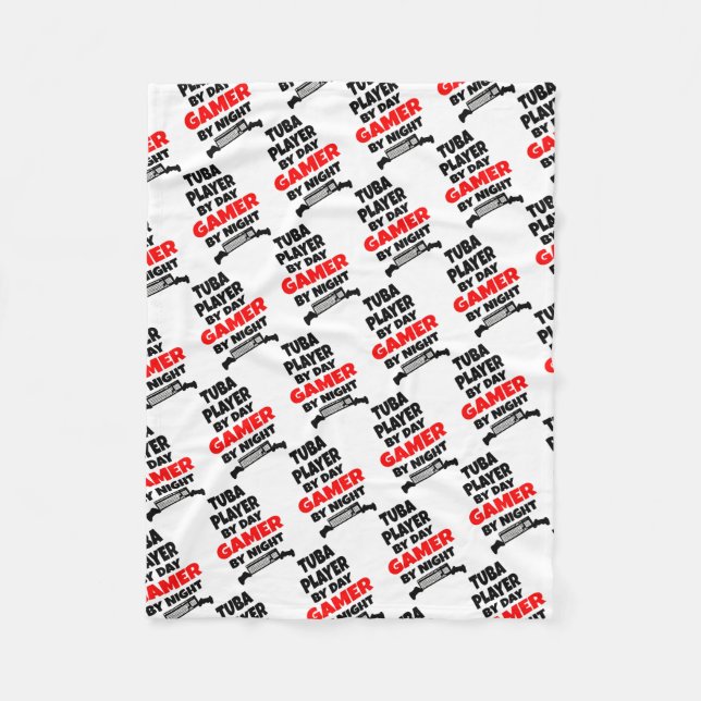 Cobertor De Velo Jogador de Jogador Tuba (Frente)