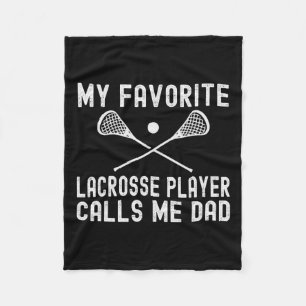 Cobertor De Velo Jogador de Lacrosse Favorito Me Chama de Pai Dia d