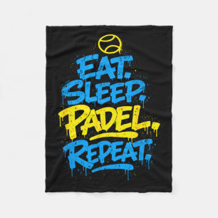 Cobertor De Velo Jogador de Padel desenho engraçado repetido