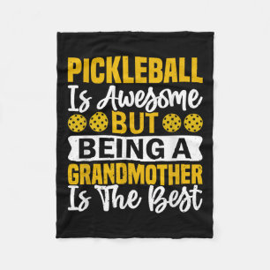 Cobertor De Velo Jogador de Pickleball Cita Pickleball Engraçado Gr