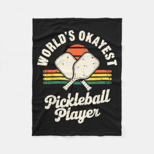 Cobertor De Velo Jogador de pickleball mais ou menos do mundo diver