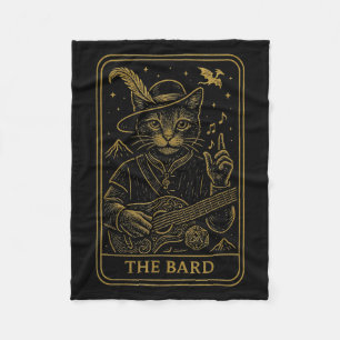 Cobertor De Velo Jogador De Rpg O Geek De Nerdy Cat Men Da Bard D20