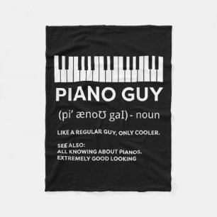 Cobertor De Velo Jogador de Teclado Pianista Pianista de Camisa de