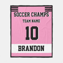 Cobertor De Velo Jogador personalizado de futebol Fleece Blanket ro