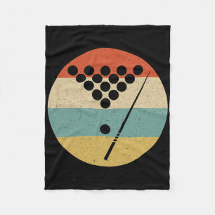 Cobertor De Velo Jogadores de Bilhar - Guia Vintage Retro Piscina S